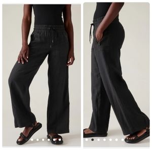 Athleta Cabo 100% Linen Pants